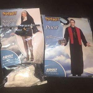 Nun and priest costume